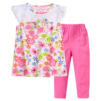 New Style Cotton Fabric Kids Girl Clothes Set Wholesale China Kids ...