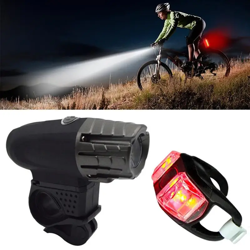 Kit De Luz De Bicicleta Mountain Road Bicycle Front Rear Lamp Bike