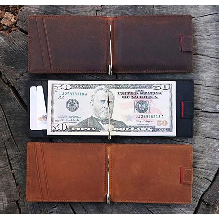 Vintage Compact Minimalist Men Genuine Leather Wallet – FanFreakz