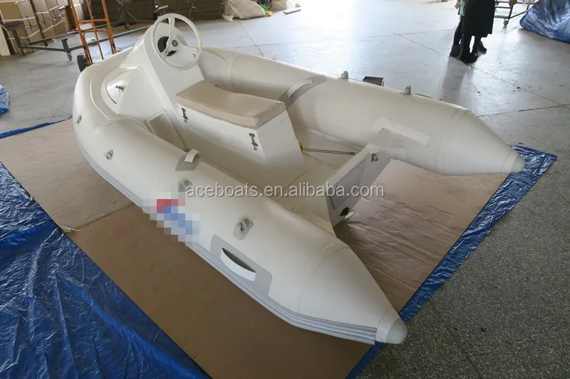 Inflatable Electric Motor Jet Ski Rib330 With Fiberglass Windshield And Fiberglass Hull For