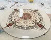 96"Personal redsident and commercial modern customized design water jet marble medallion