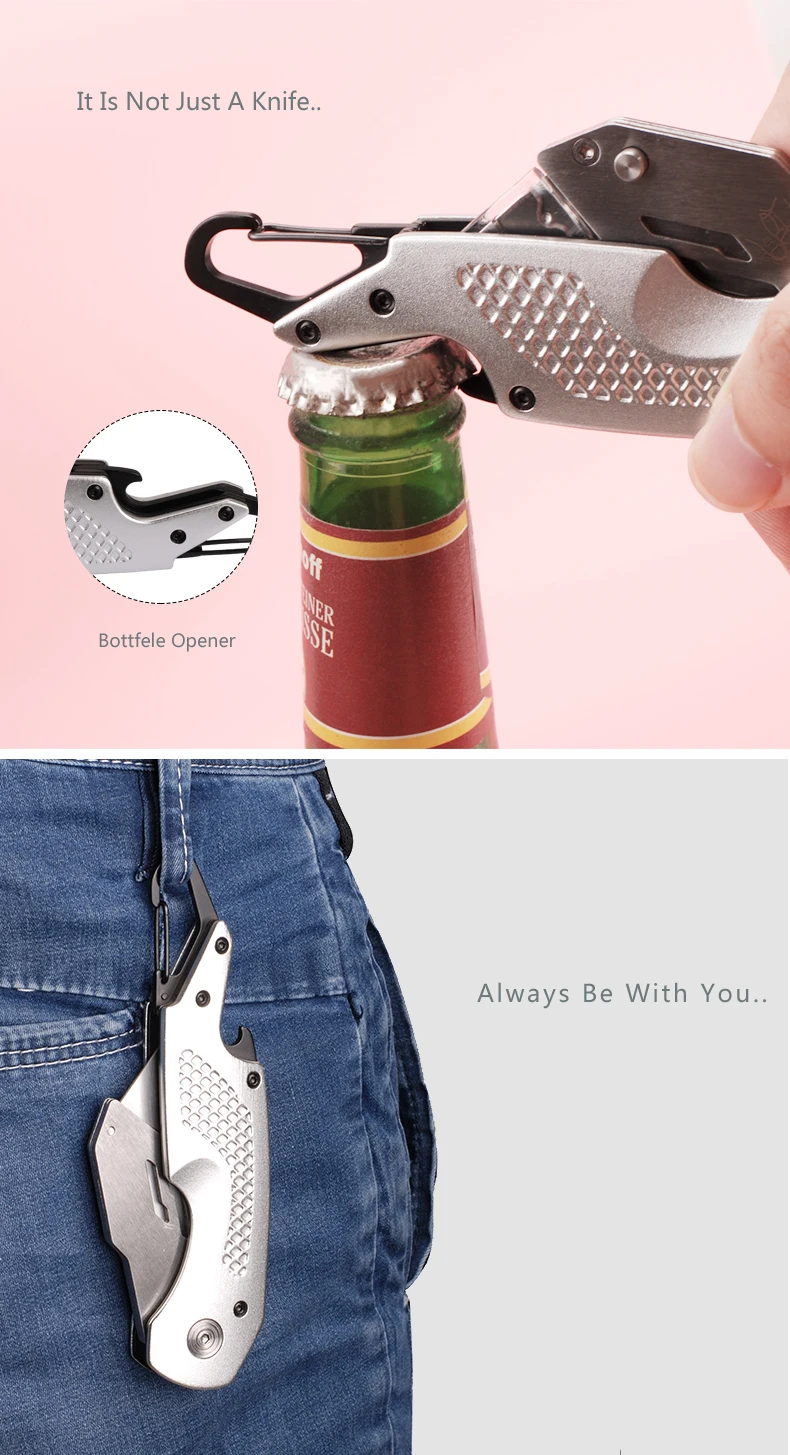 Grand Harvest Patent Design Multi Function Utility Knife Premium Safety