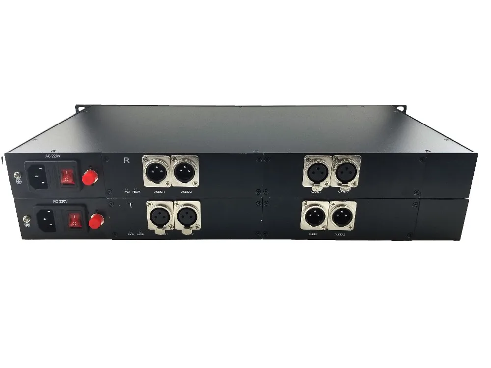 Xlr Digital Balanced Audio Transmitter And Receiver To Fiber Over 2
