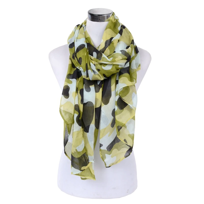 olive print scarf