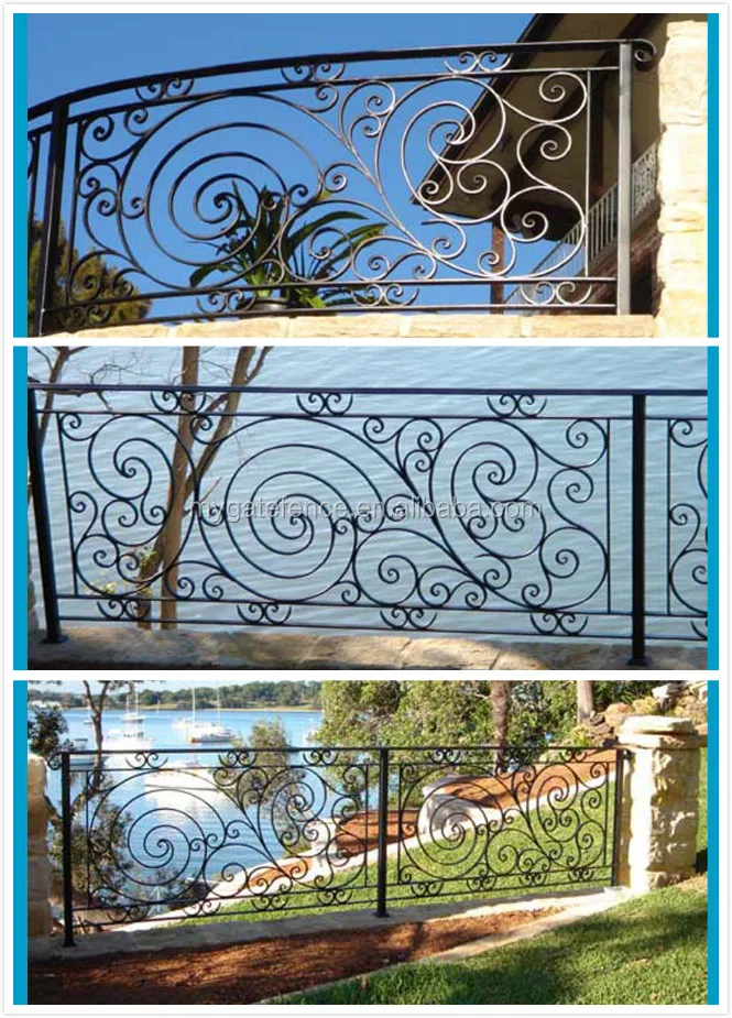 Yishujia Factory Iron Wall Grill Fence Design Balcony Steel Grills Designs Yishujia Factory Iron Wall Grill Fence Design Balcony Steel Grills Designs