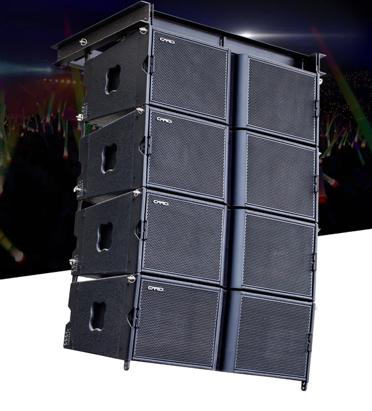 Three Frequency High Quality Passive Line Array Speaker,Double 12 Inch