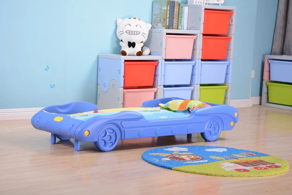 Cartoon Design Plastic Beds Car Bed For Children Kids Buy Kids