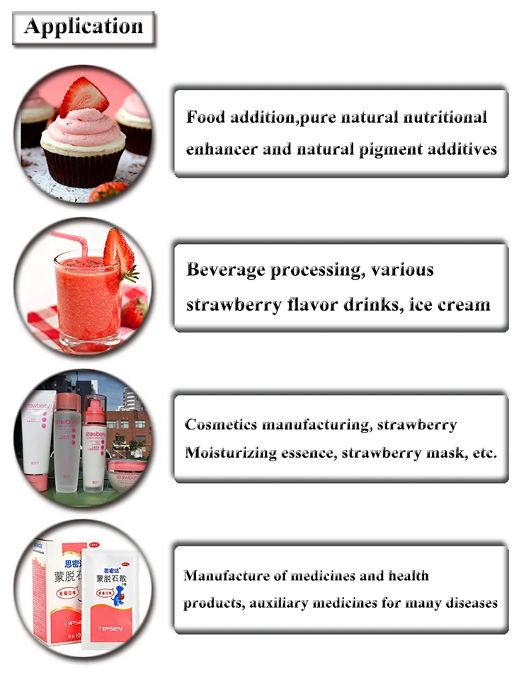 strawberry flavor powder