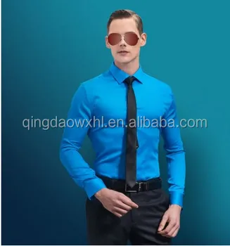 dark blue shirt mens outfit
