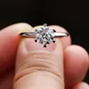 2019 new arrival 8mm moissanite platinum wedding ring setting for woman