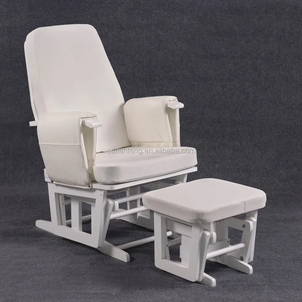 nursing chair with footstool