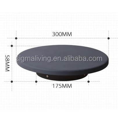 Eco-friendly black stone shape lamp garden Light Led light