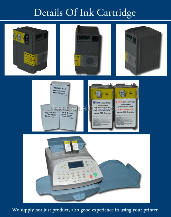 Franking Ink Cartridge 7935 For Pitney Bowes Dm100i,Dm125i,Dm150i