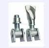 swing gate rotating hinge with thread bolt and plate