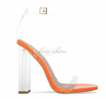 ladies orange heels