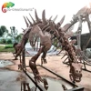 Museum quality fiberglass park dinosaur skeleton for sale