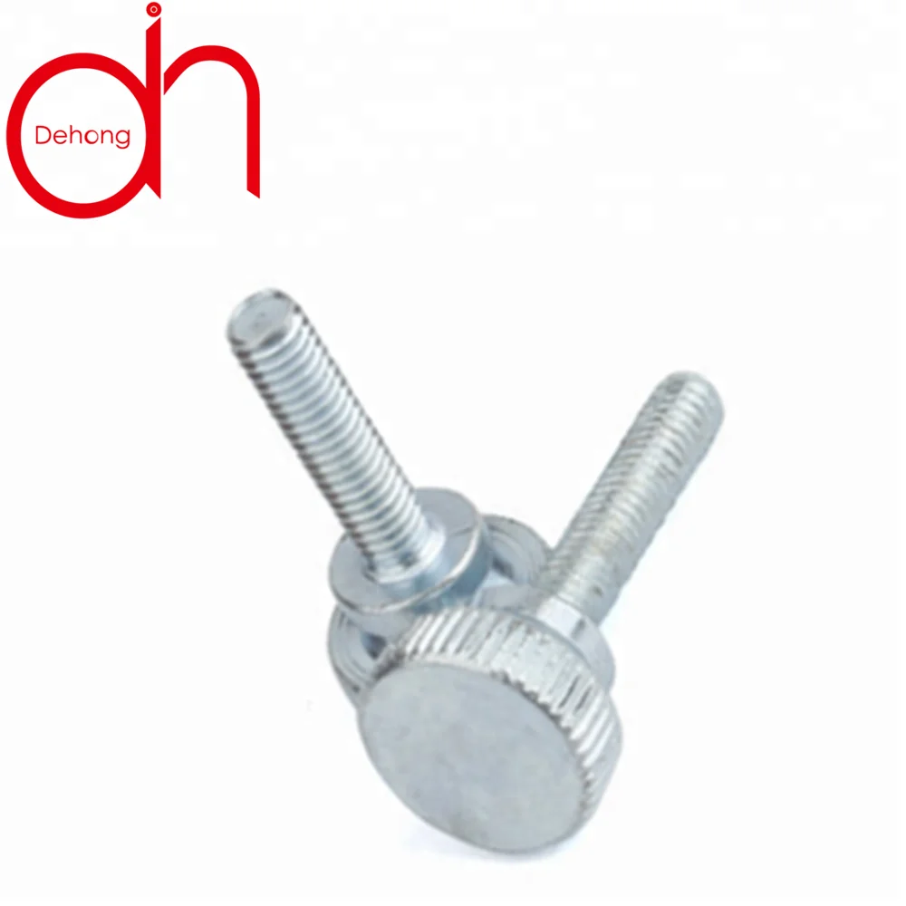 
High quality new design stainless steel brass head knurled thumb screw for retail industry 
