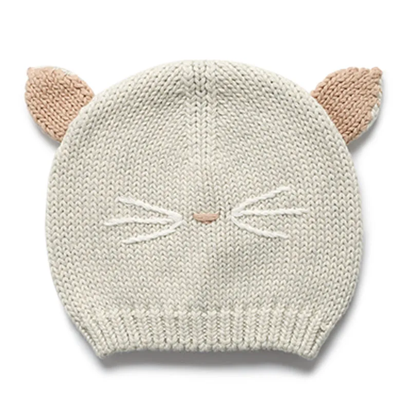 China Manufacturer Custom Print Design Winter Cartoon Knitted Cotton Kids Hat For Boy Girl Bucket Baby Sun Hat Baby Hats