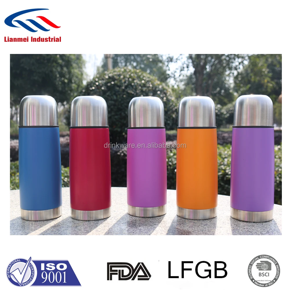 small stainless steel thermos