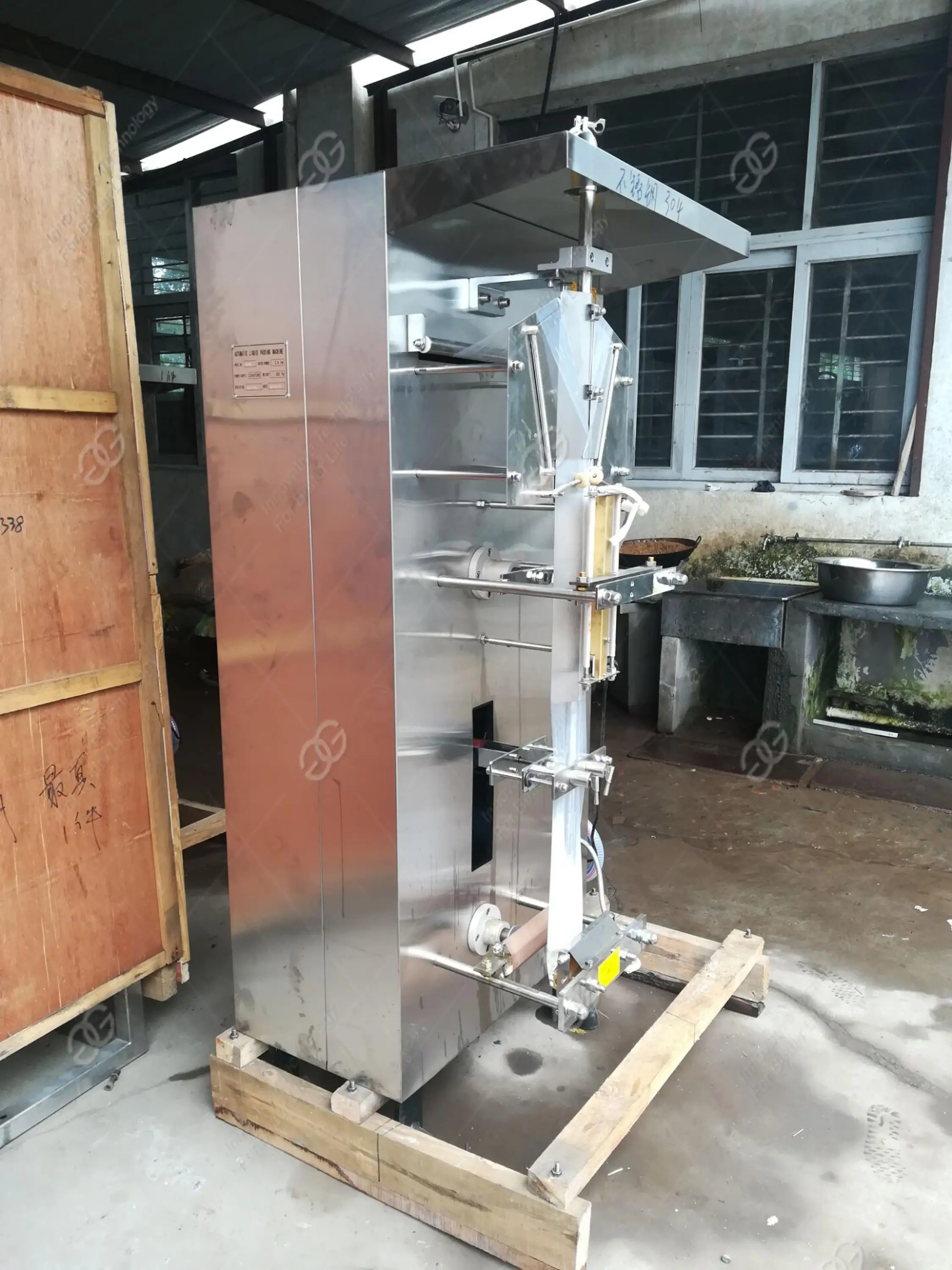 Automatic Liquid Soy Plastic Water Bag Filling Sealing Machinery Milk