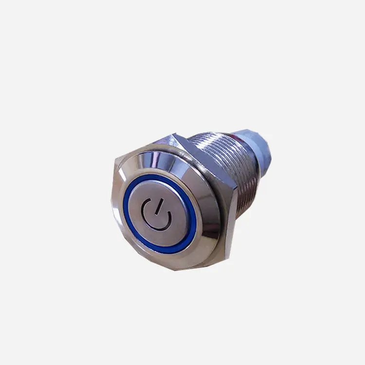 16mm momentary push button switch with RED GREEN BLUE COLOR LED