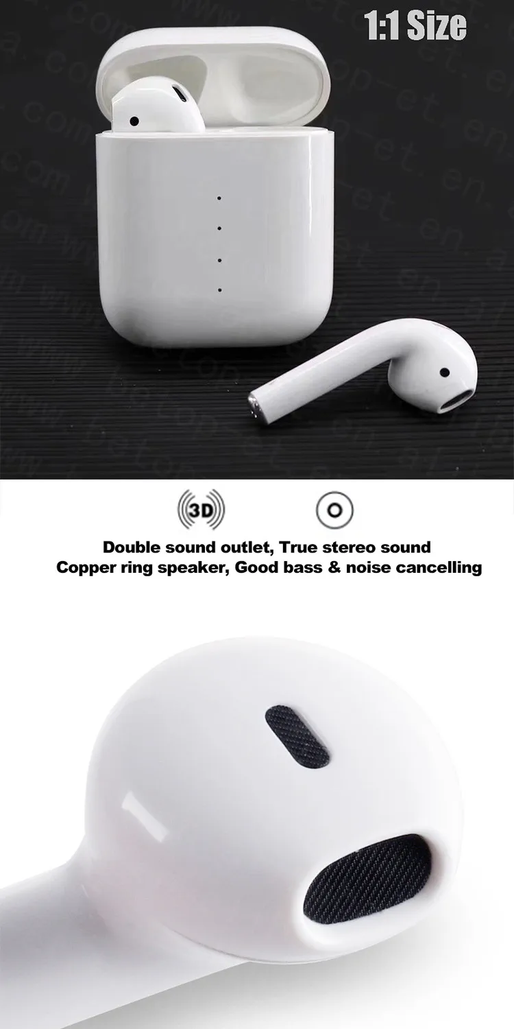 Original TWS i100 BT V5.0 Wireless Earphone Earbuds with In Ear Check Sensor Headset headphone - ANKUX.COM