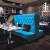 Single Side High Back Fabric Indoor Bench Booths for Restaurant sofa chair
