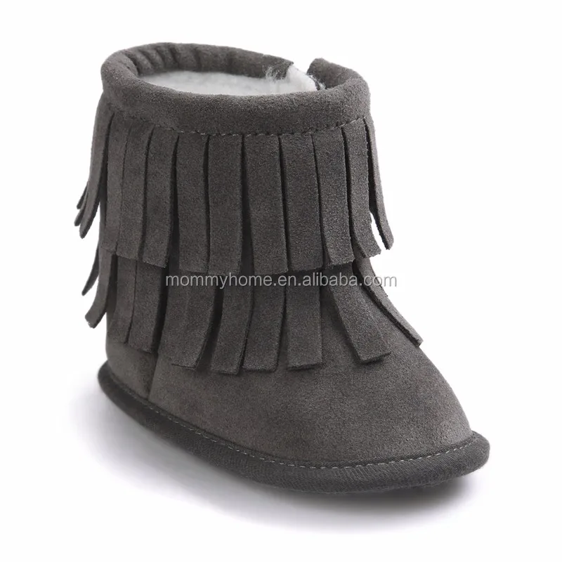 Großhandel Kinder Schuhe Kinder Booties Neugeborenen Quasten Großhandel Kinder Stiefel Jungen Mädchen Schneeschuhe