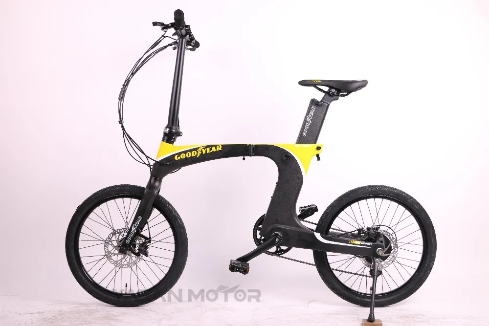 carbon fibre folding electric bike