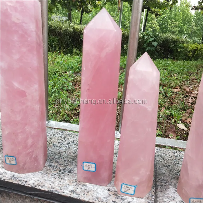 Natural Rose Quartz Crystal Towers Crystal Healing Wands For Sale Buy