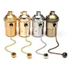 E27 E26 antique Edison style Light Socket Vintage Copper Lamp Holder pull chain light socket