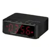 Portable wireless speaker alarm clock radio with FM