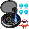 True tws headphone V5.0 +EDR noise cancelling wireless earphone for iphone 11 pro max bluetooth headset with charging case