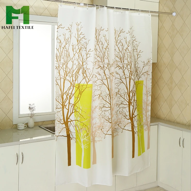 Unique Bathroom Accessories Coffee Tree Peva Water Repellant Clear Coffee Tree Peva Water Repellant Clear
