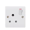 HOT SALE 15A switched socket Wall Switch price same as Mk design switch and socket