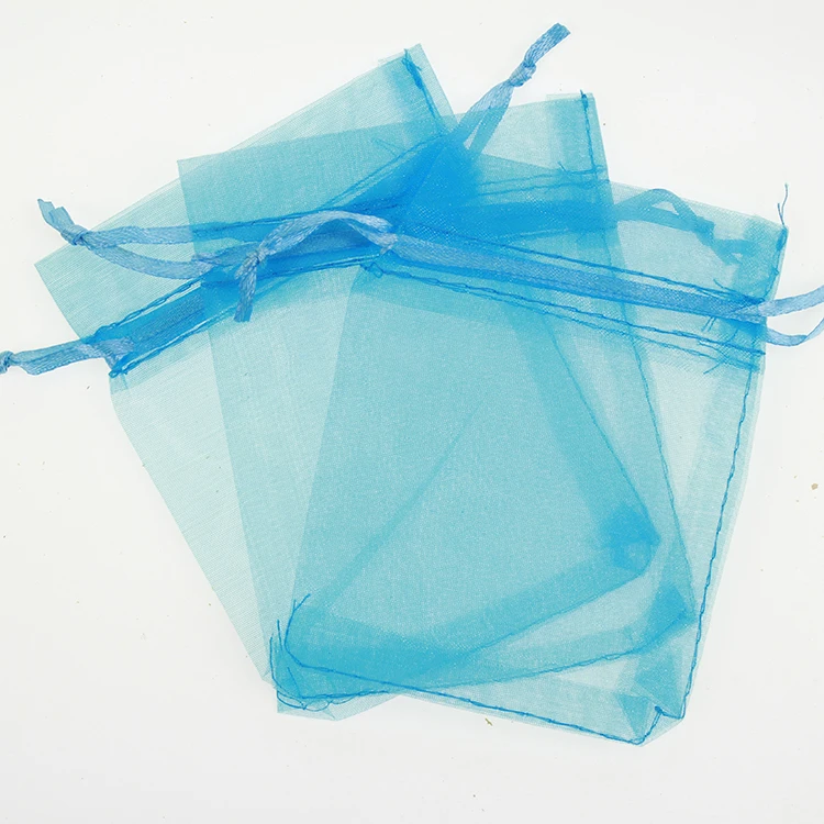 C Organza Bags Find Deals On Line At Get Quotations 11x16cm Lake Blue Organza Tulle Bags Jewelry Small Drawstring Pouches Wedding Gift
