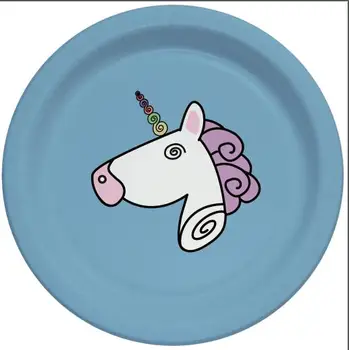 horse paper plates