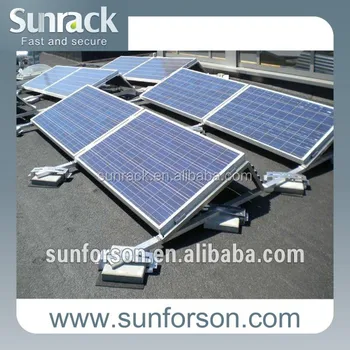Aluminum Solar Mounting Structure Home Solar Panel Flat Roof Mount System On Grid Buy Aluminum Solar Mounting Structuresolar Panel Flat Roofhome