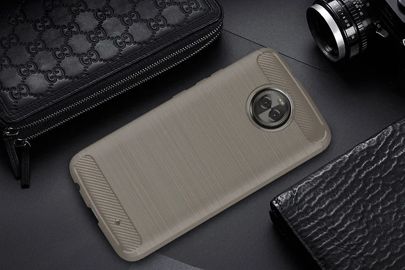 2017 New Arrival Carbon Fiber Tpu case for Motorola Moto X4 brushed tpu soft cover for Motorola Moto X4