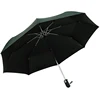 Summer portable auto open close compact small automatic aluminium frame travel uv three folding russian umbrella