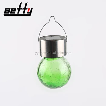 Solar Color Change Led Ball Garden Hanging Outdoor Landscape Lamp