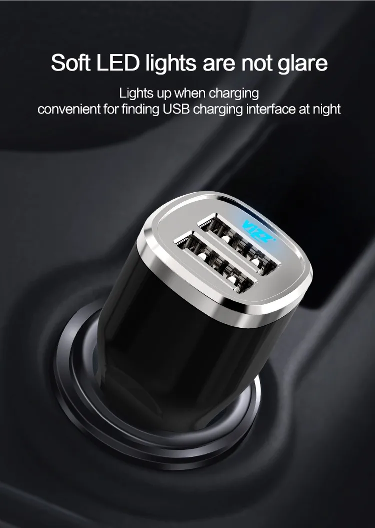 Universel Téléphone Portable Électrique Intelligent De Batterie Rapide Chargeur De Voiture USB - ANKUX Tech Co., Ltd