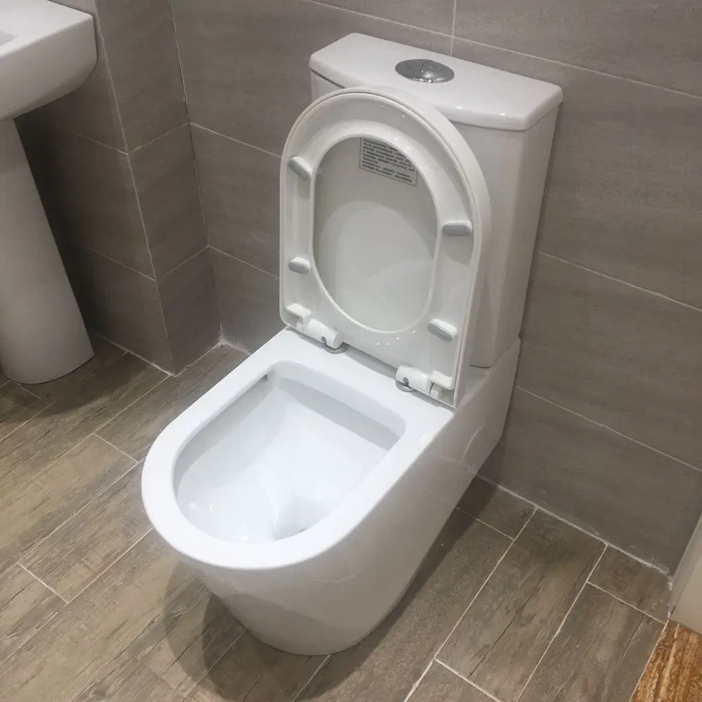 Huida Sanitary Ware Bathroom Two Piece Ptrap Washdown Toilet Set