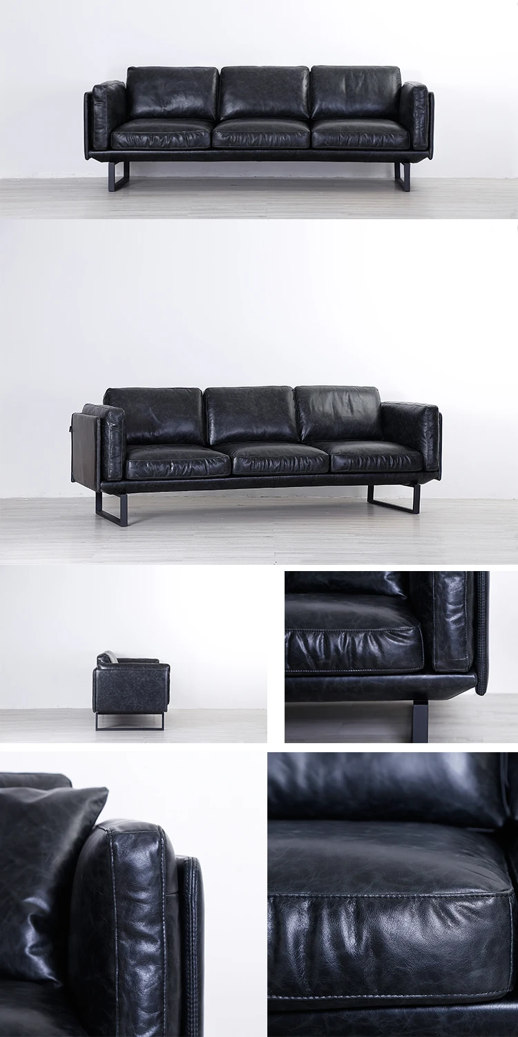 Modern simple leather sofa set design furniture in philippines see photo