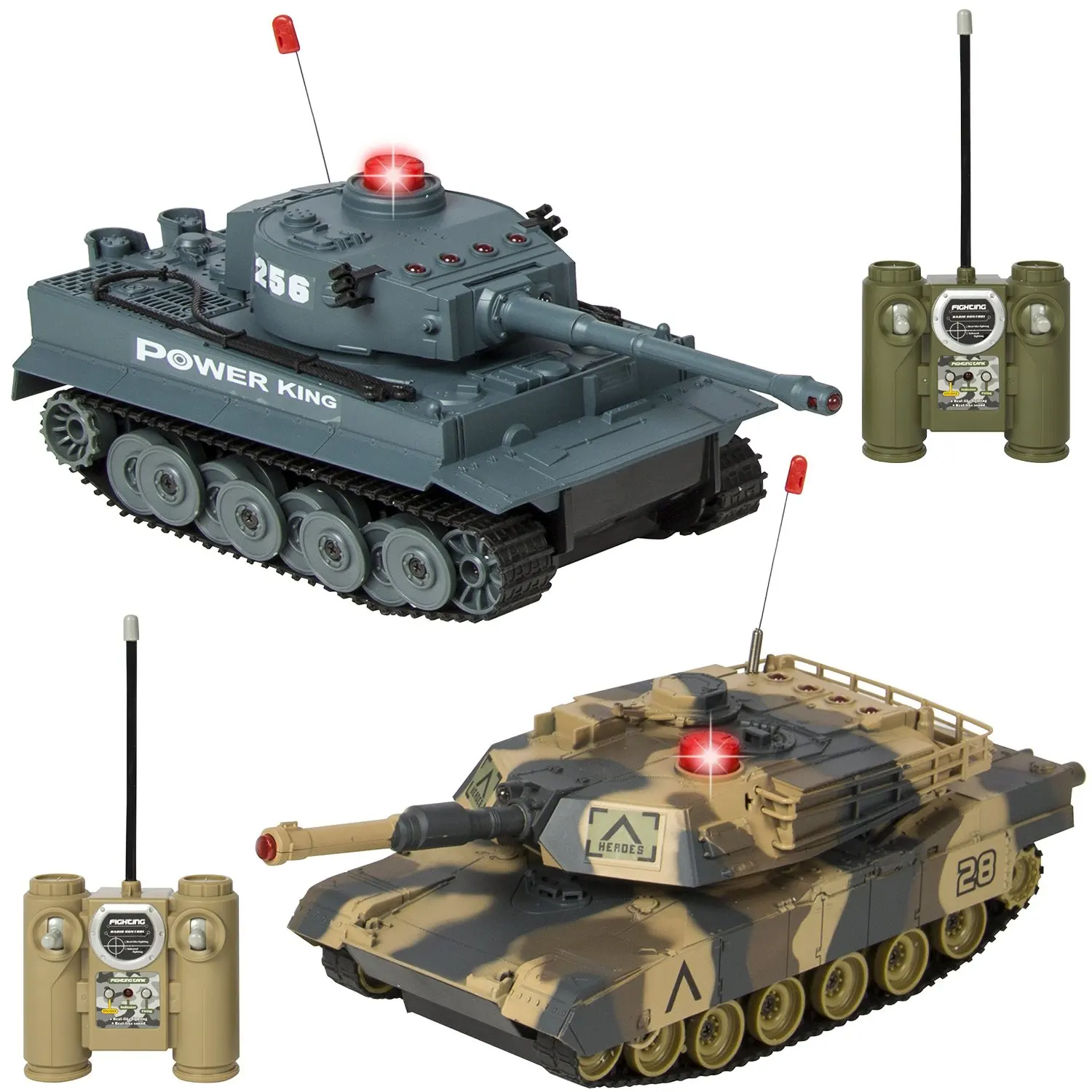 dynasty toys laser tag tanks - led battling tanks toys