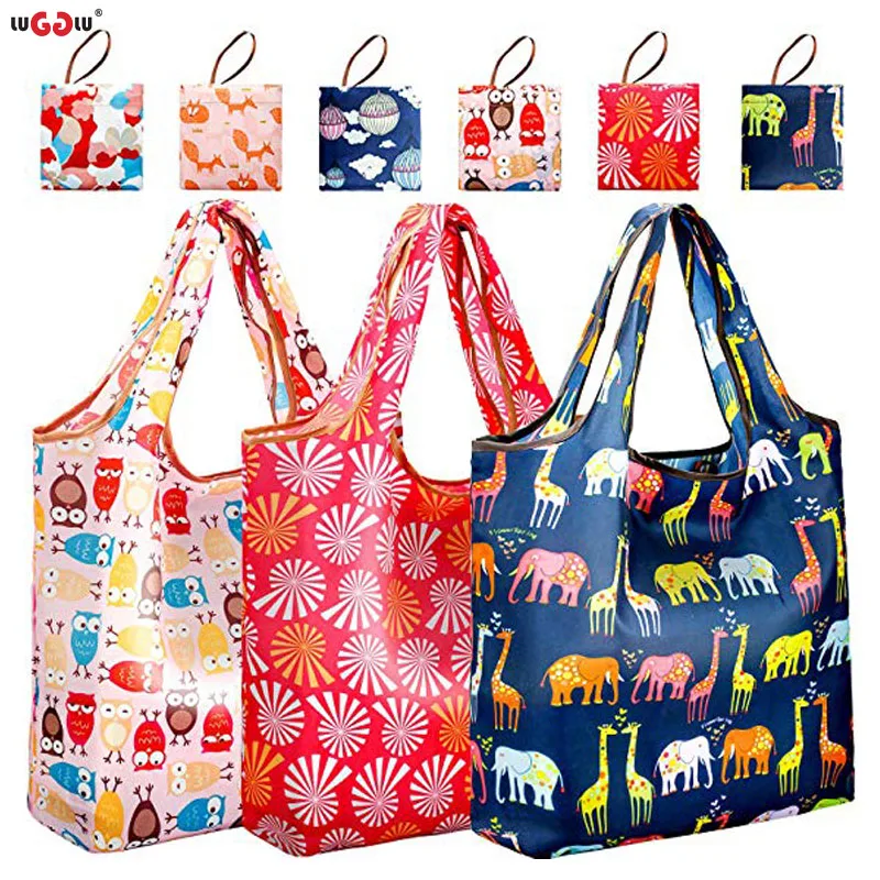 Wholesale Grocery Bags Foldable Shopping Tote Folding Eco Friendly Tote ...