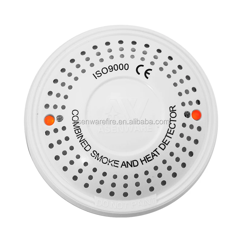 Networke NC NO output conventional fire alarm 2 or 4 wires cheap price smoke heat sensor detector
