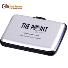 Подгонянный Металлический Алюминиевый RFID держатель карты кошелек