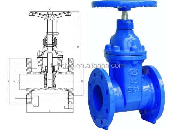6 Inch Hydraulic Actuated Water Gate Valve For Pipe - Buy [6 Inch Gate ...