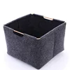 Felt Storage Basket or Bin, Collapsible & Convenient Storage Solution for Office, Bedroom, Closet, Toys, Laundry